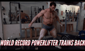 Powerlifter Lifts Back