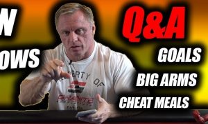 Q & A | Cheat Meals | Building Bigger Arms | Hitting Your Goals