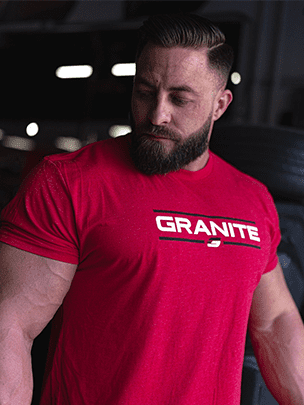 Granite supplements shirt red